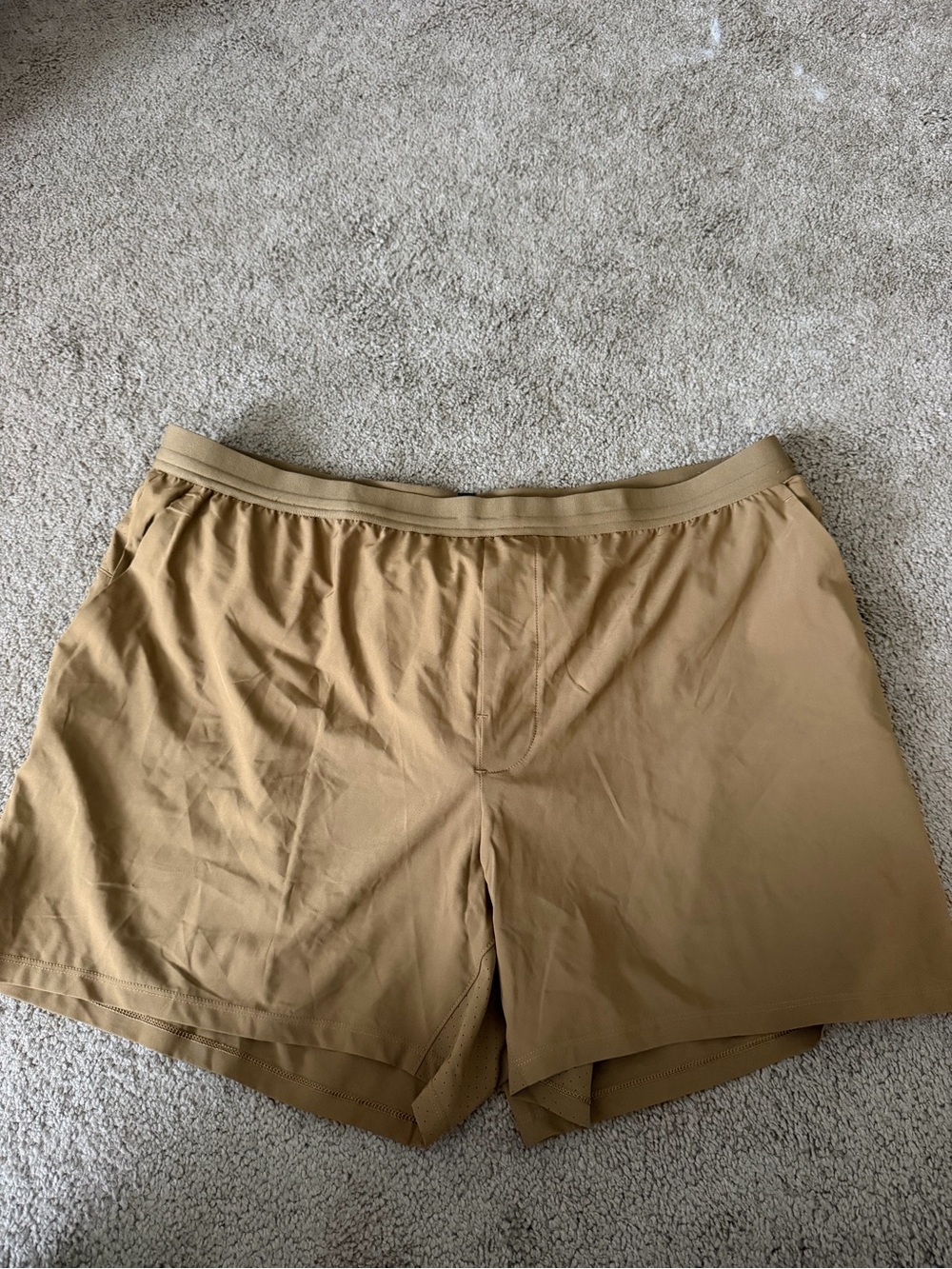 Lightweight brown VRST Athletic Shorts